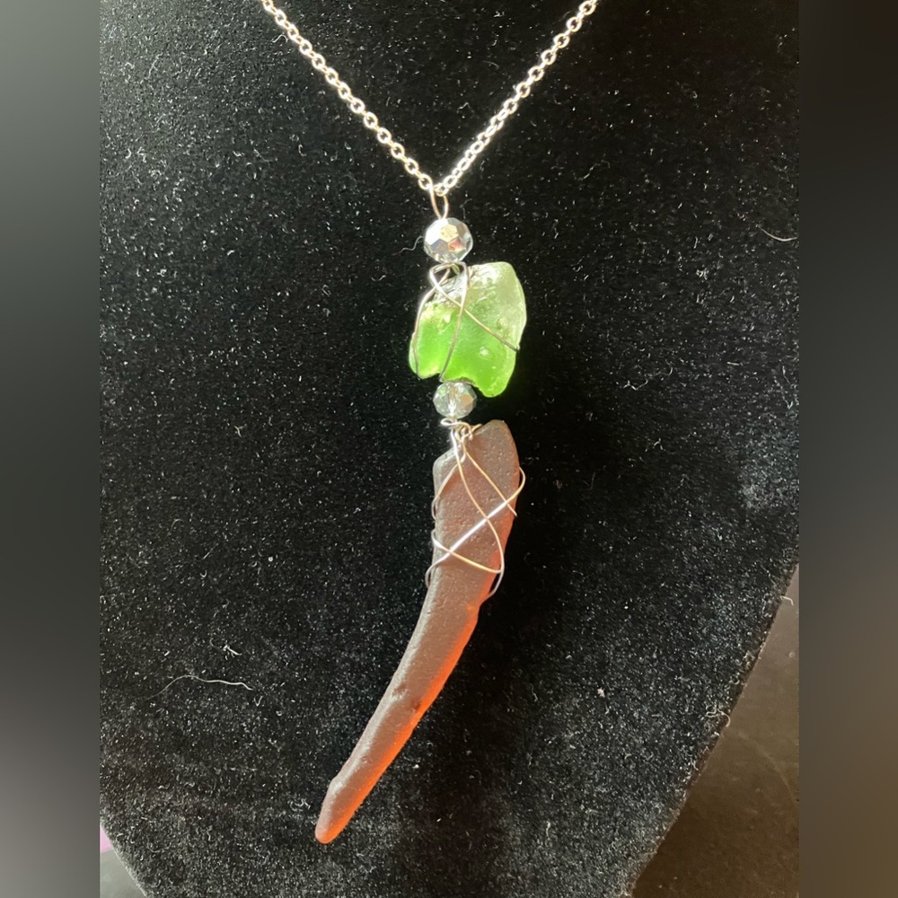 #7 Handmade seaglass necklace